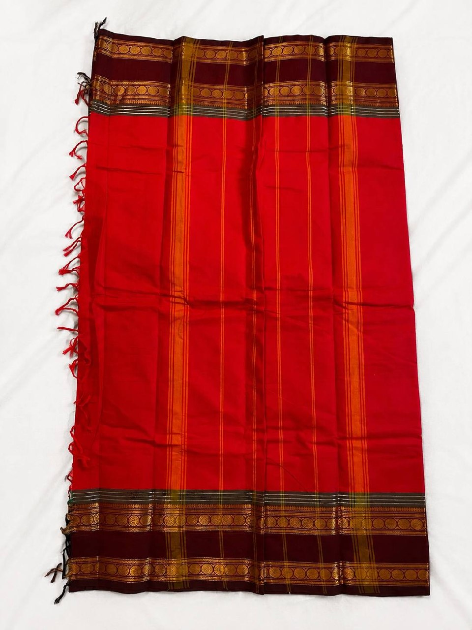 YAMUNA - crimson red and deep maroon
