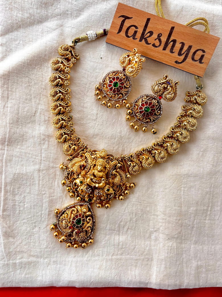 Lakshmi Heavy Necklace-Code D1011 image 0