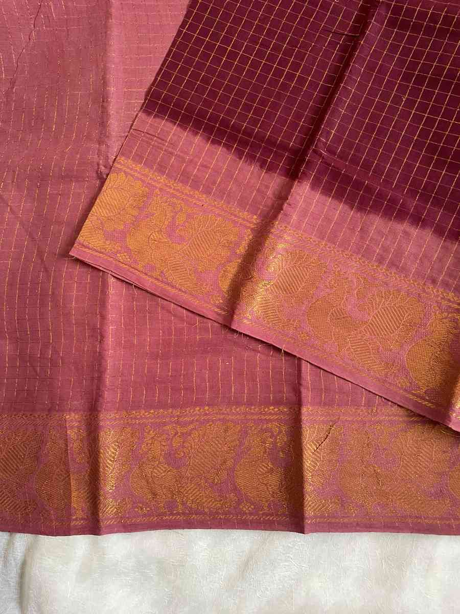 MAHALAKSHMI - Deep Maroon & Dusty Rose