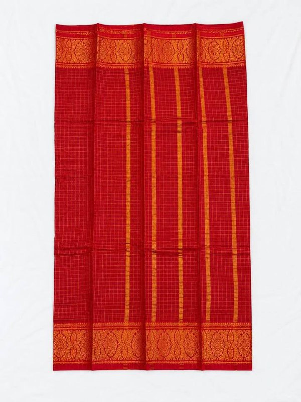 KAVERI - Sungidi cotton saree  with contrasting boarders