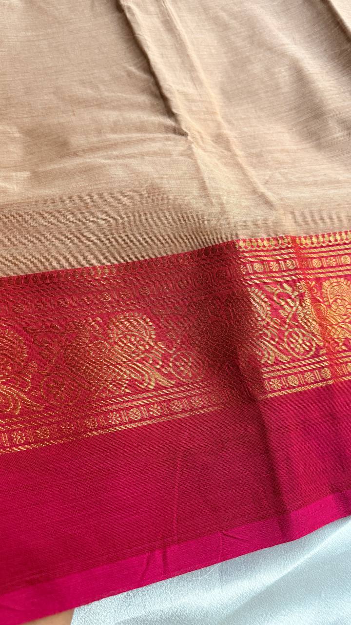 Kanchi Cotton Saree - MULLA
