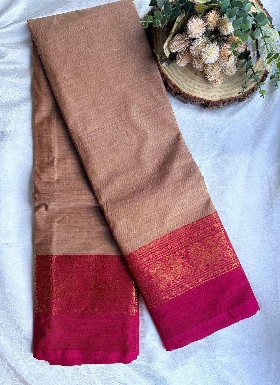 Kanchi Cotton Saree - MULLA