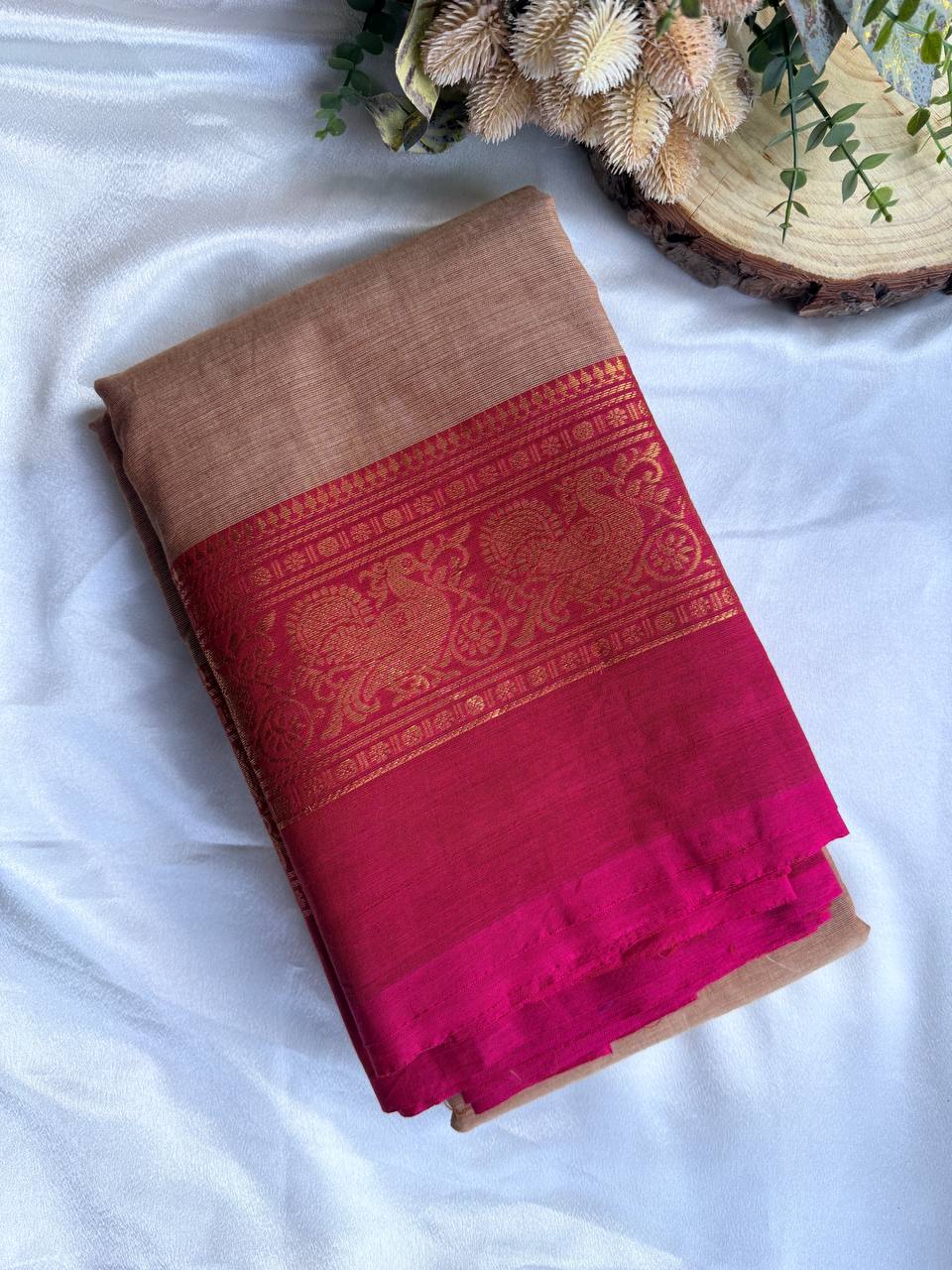 Kanchi Cotton Saree - MULLA