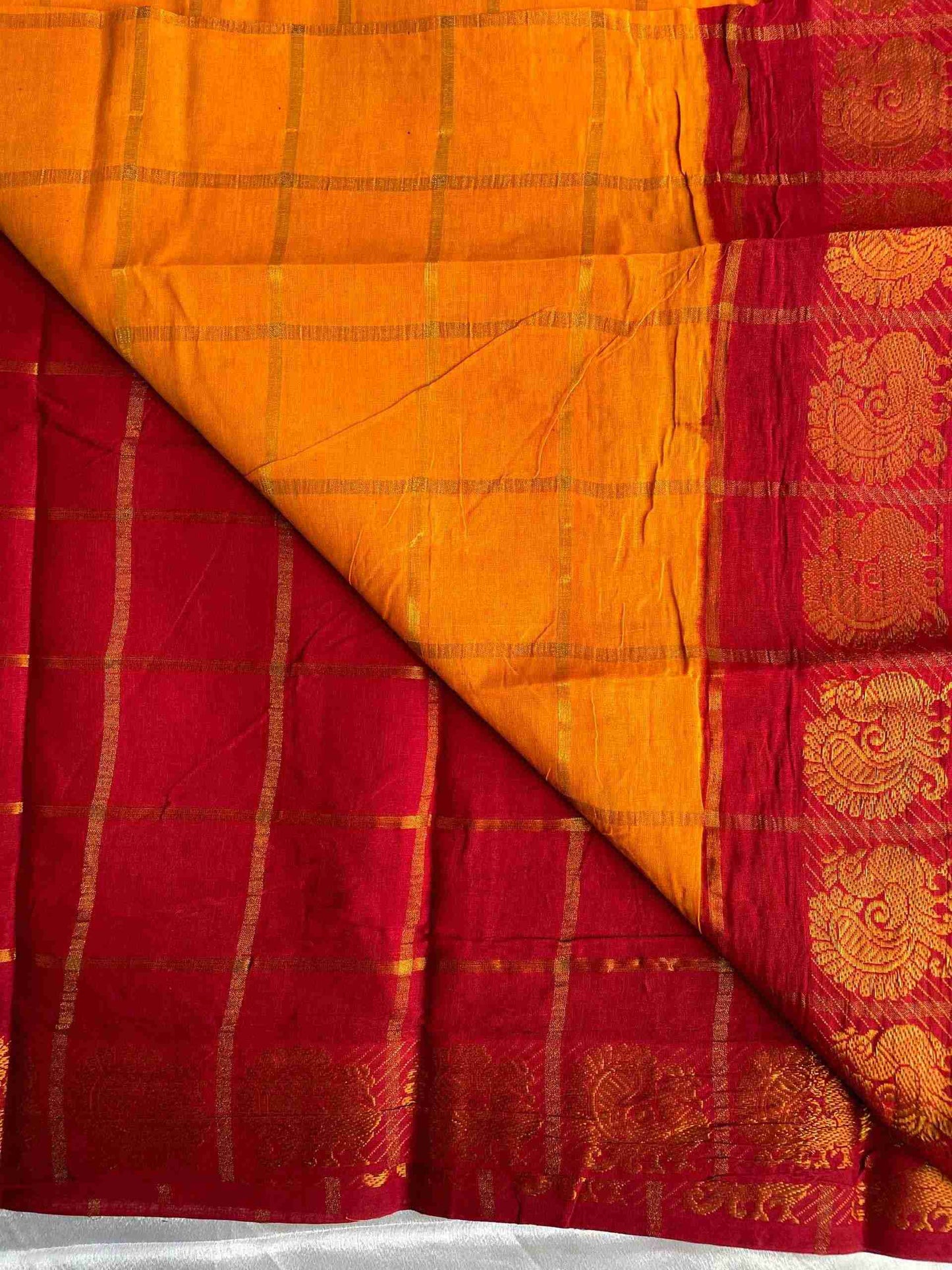 GANGA – Yellow & Saffron Red