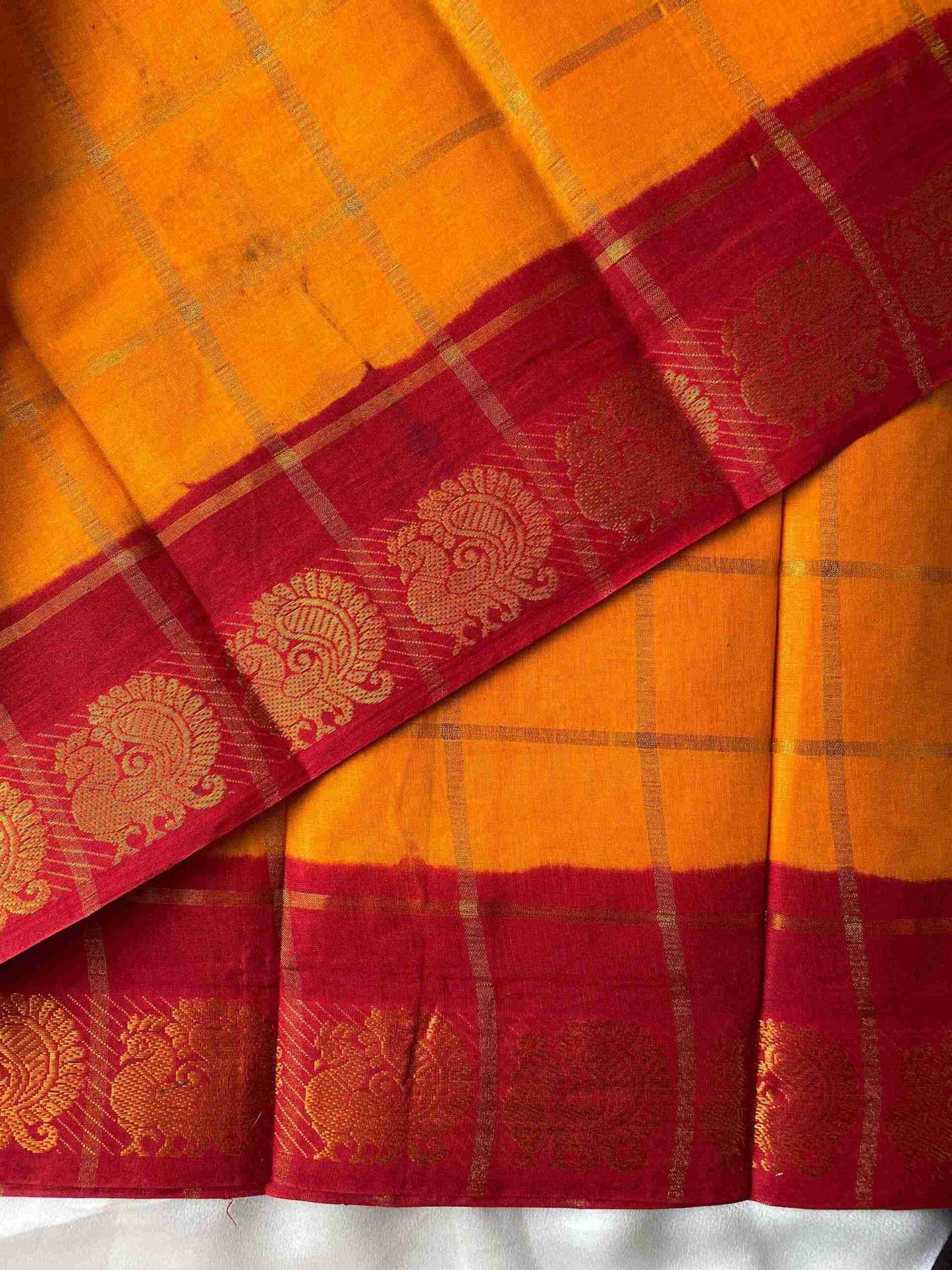 GANGA – Yellow & Saffron Red