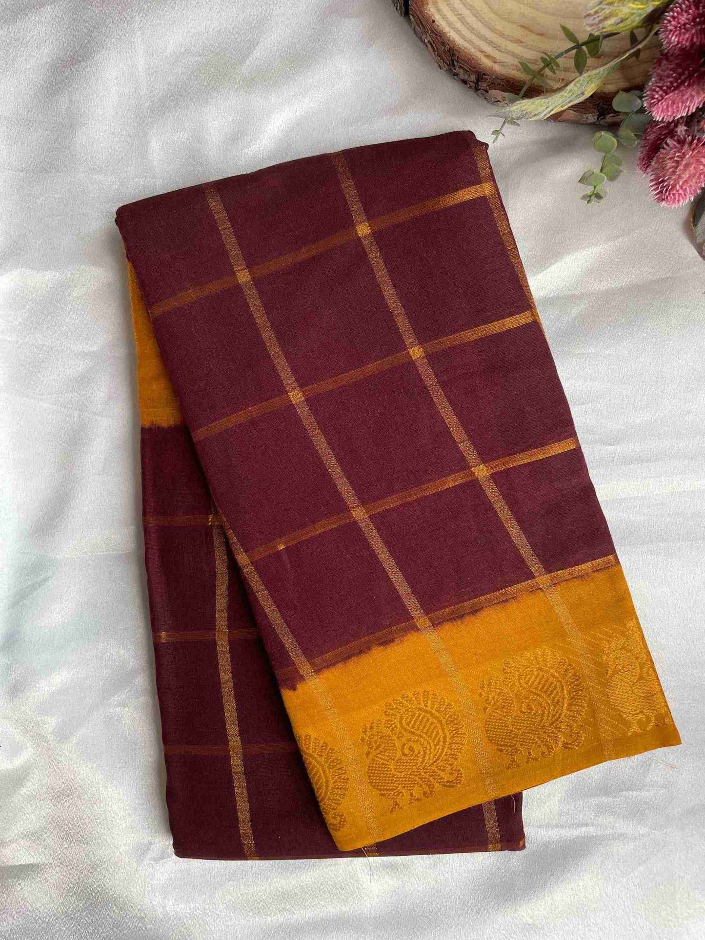 GANGA – Maroon & Mustaerd Yellow