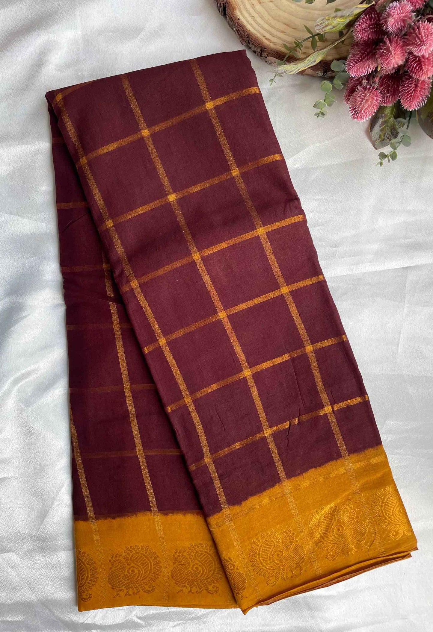 GANGA – Maroon & Mustaerd Yellow