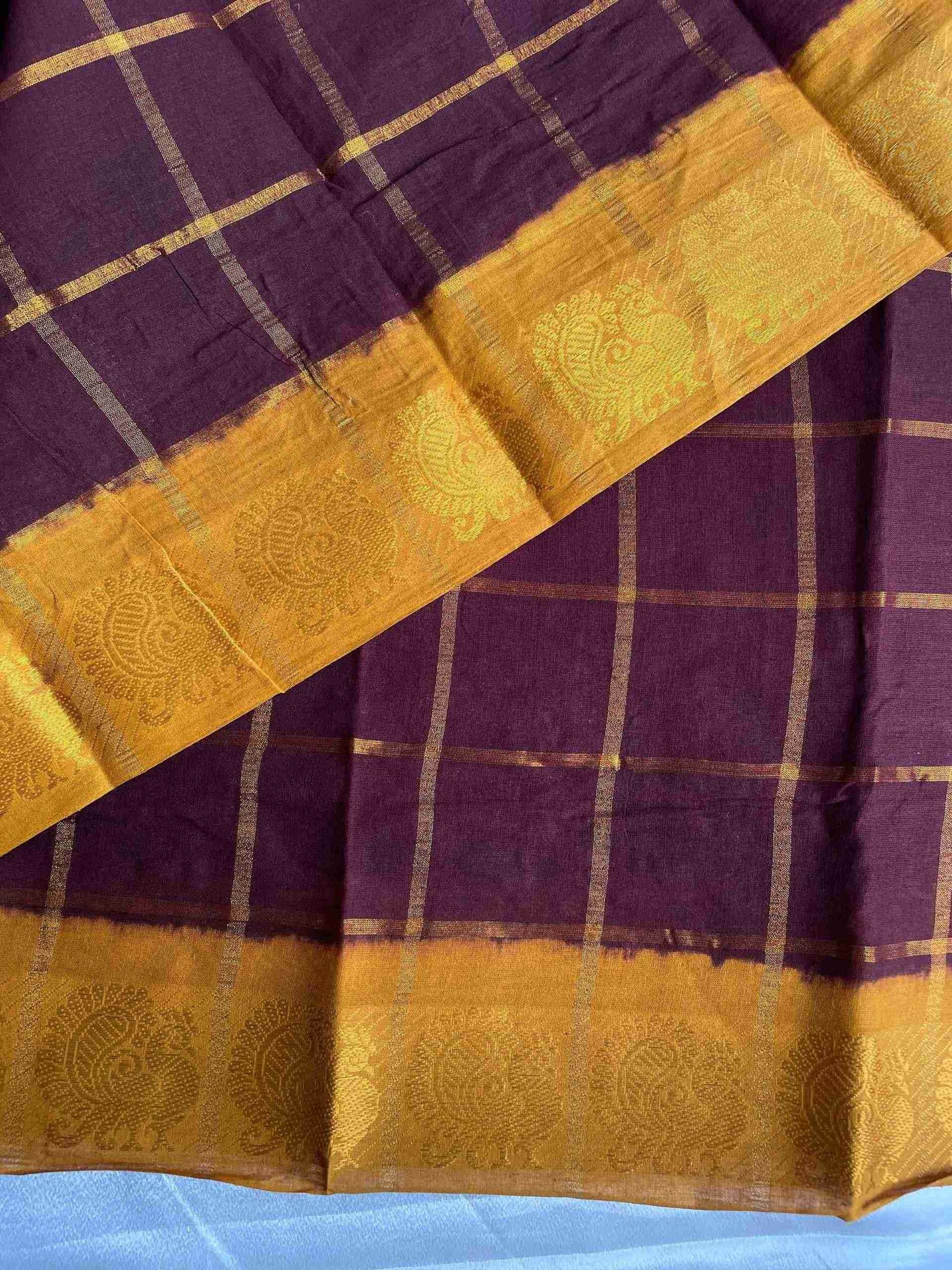 GANGA – Maroon & Mustaerd Yellow