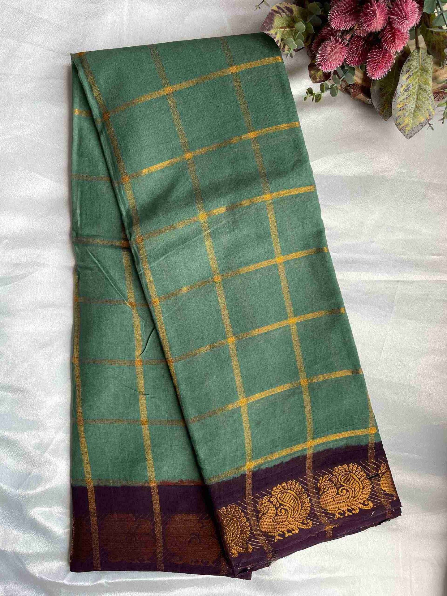 GANGA – Sage Green & Plum