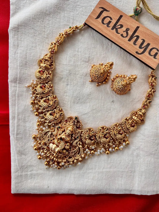 Lakshmi Bridal Necklace Set-Code D1010 image 0